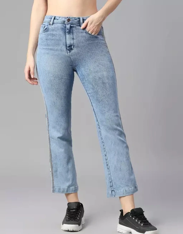Neha Collection Women's High Rise Jeans - Blue, 28