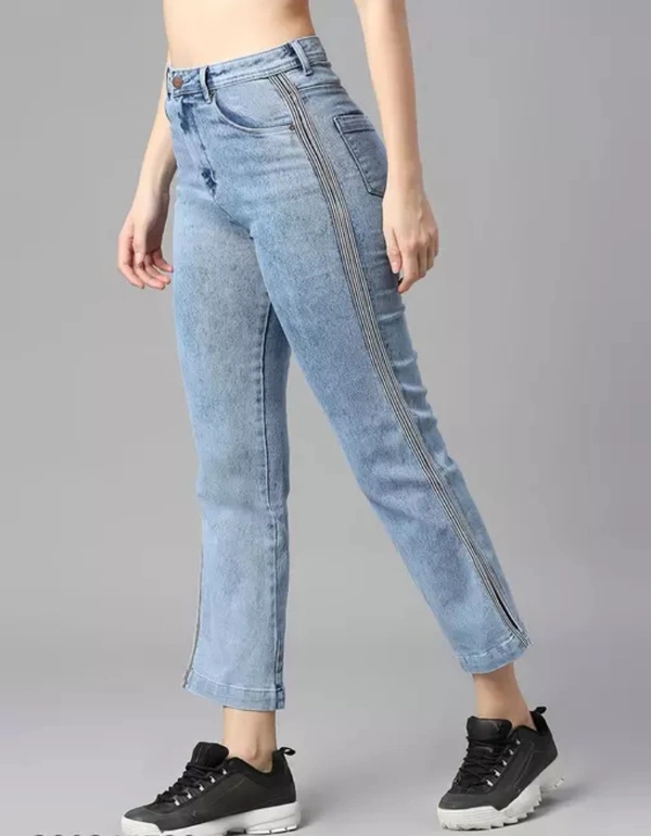 Neha Collection Women's High Rise Jeans - Blue, 28