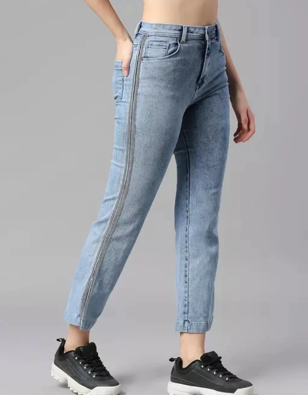 Neha Collection Women's High Rise Jeans - Blue, 32