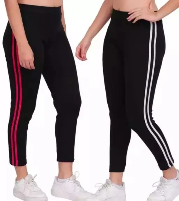 Neha Collection Sports Jeggings For Women (Pack Of 2) - Black, 28