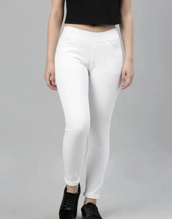 Neha Collection Women's Jeggings - White, 36