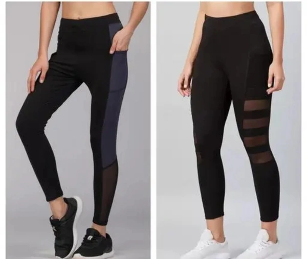 Neha Collection Women's Gym & Casual Wear Jeggings - Black, 26