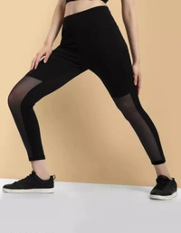 Neha Collection Women's Gym & Yoga Classy Look Track Pant - Black, 42