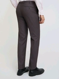 Dolly Fashion  Purple Solid Regular Fit Polyester Blend Trouser - 30