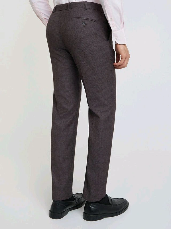 Dolly Fashion  Purple Solid Regular Fit Polyester Blend Trouser - 30