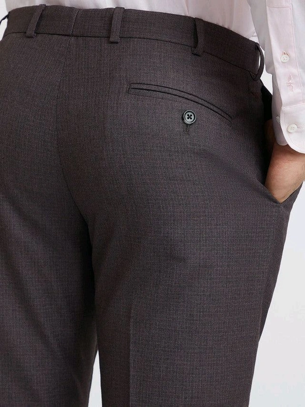 Dolly Fashion  Purple Solid Regular Fit Polyester Blend Trouser - 30