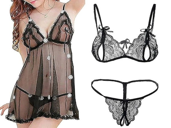 Baby Doll Night Dress - L