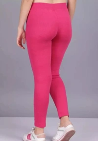 Neha Collection Fashionable Women's Pocket Jeggings - Pink, M