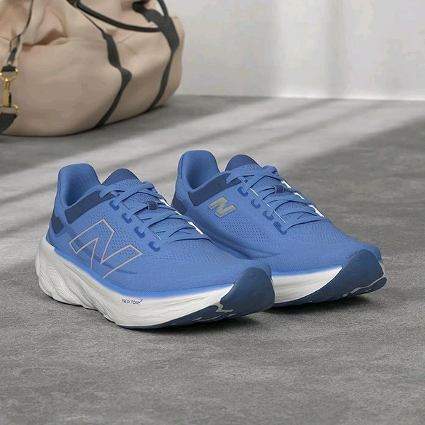 New Balance Fresh Foam Running Shoes – Sky Blue Lightweight Comfort Trainers for Men & Women - IND5