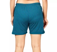 Neha Collection  Women's Cotton Shorts - Teal, XL