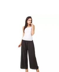 Neha Collection Regular Women's Rayon Palazzo Pack Of 2 - Mine Shaft, Free Size