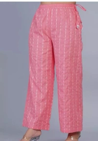 Neha Collection Women's Cotton For Palazzo - Wild Watermelon, L