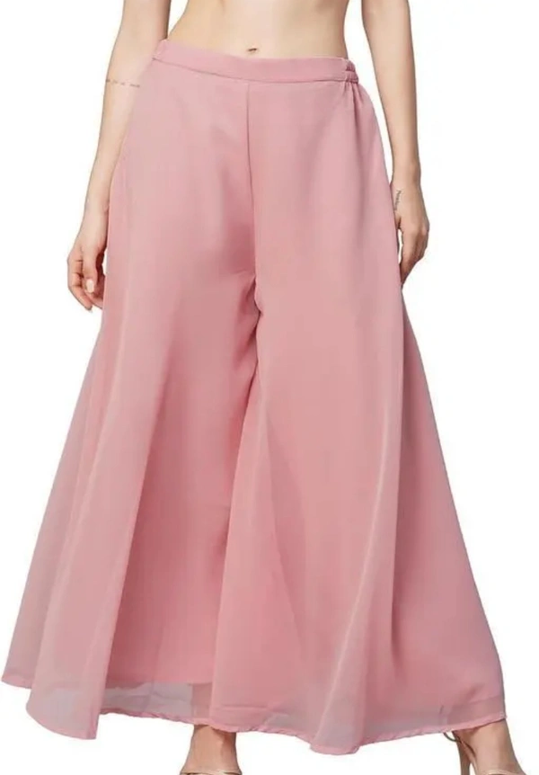 Neha Collection Women's Glamorous Stylish Palazzo - Pink, Free Size