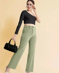 Neha Collection Women's Classy Fabulous Trendy Designer Formal Pants - Mint green, 26