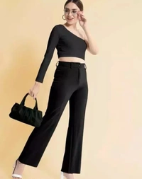 Neha Collection Women's Classy Fabulous Trendy Designer Formal Pants - Mint green, 26