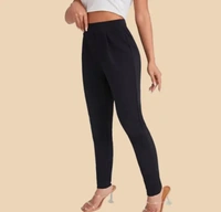 Neha Collection Women's High Waist Formal Pant - Black, 36