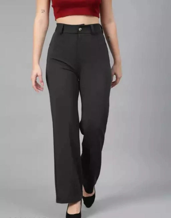 Neha Collection Women's Casual Formal Pant - Black, 34