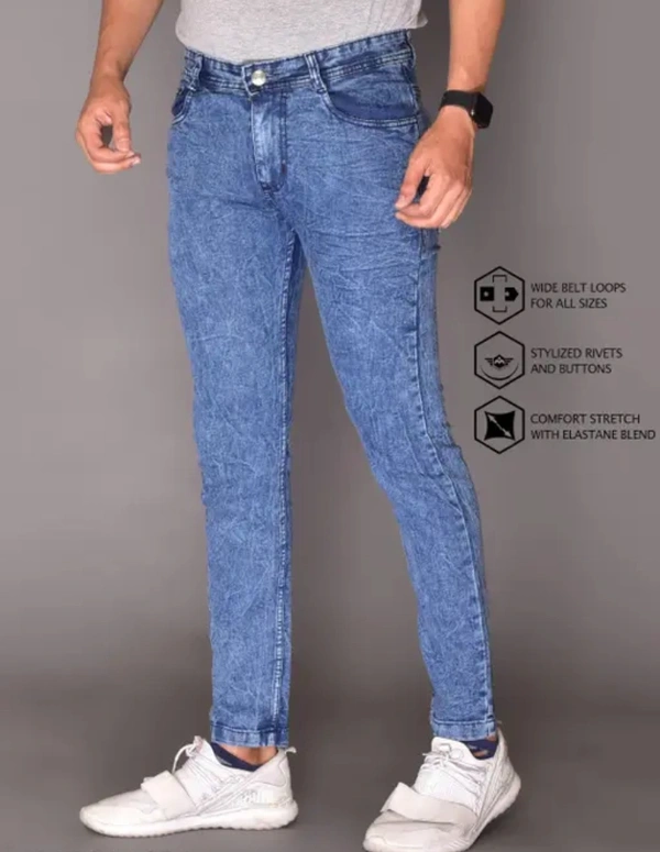 Neha Collection Men's Classic Fit Denim Jeans - 34