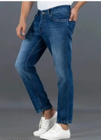 Neha Collection Men's Casual Denim Jeans - Light Blue, 34