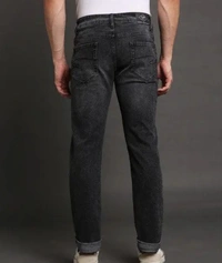 Neha Collection Men's Versatile Denim Jeans - Black, 28