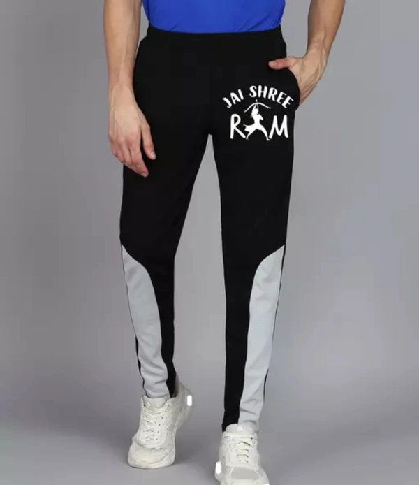 Neha Collection Men's Sports Trackpants - Black, 36
