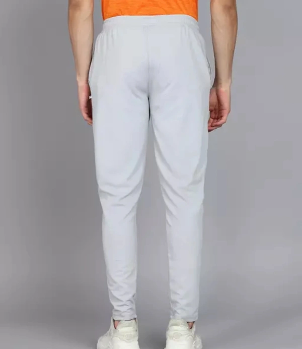 Neha Collection Men's Sports Trackpants - Silver, 30