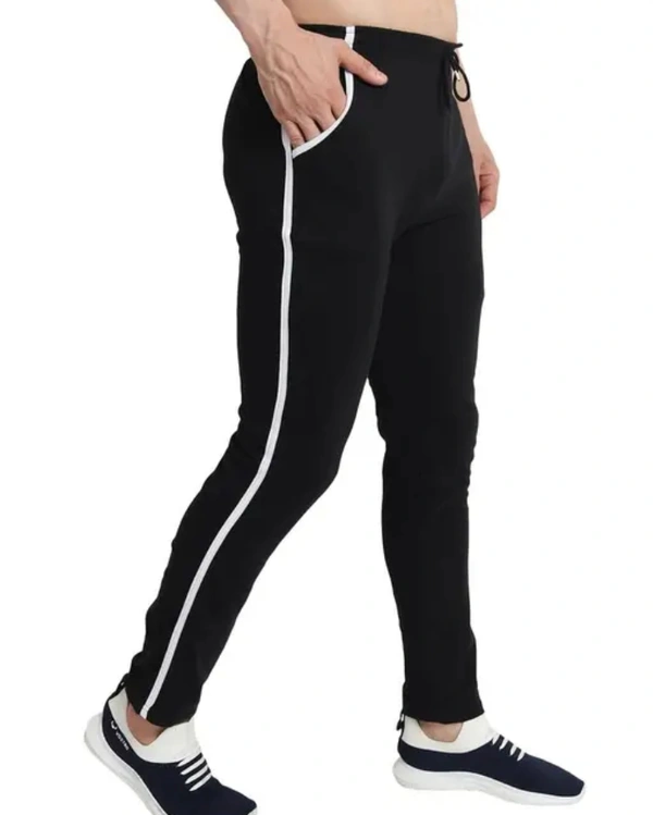 Neha Collection Men's Gym & Sports Trackpants - Black, 38