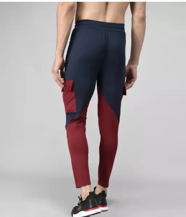 Neha Collection Men's Lycra Veltick Track Pants - Maroon, 32
