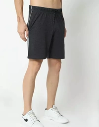 Neha Collection Men's Ardeur Basic Shorts - Light Black, 36