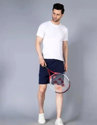 Neha Collection Men's Solid Blue Shorts - Blue, 28