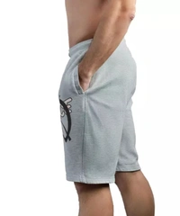 Neha Collection Men's Cotton Regular Shorts - Silver, 30