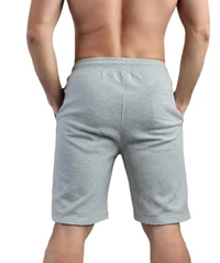 Neha Collection Men's Cotton Regular Shorts - Silver, 30