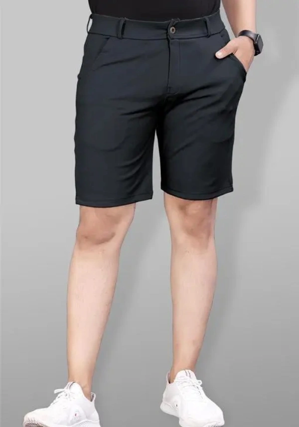 Neha Collection Men's Solid Self Design Casual Shoets - Black, 32