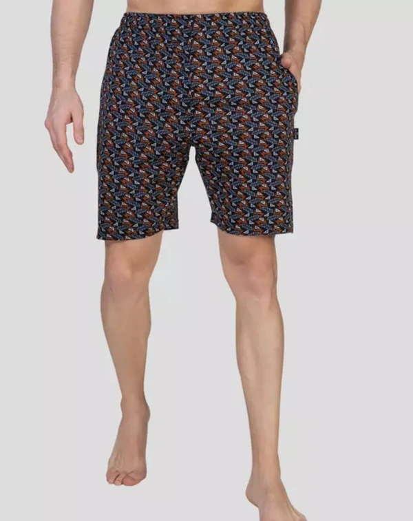 Neha Collection Men's Printed Multicolour Shorts - 30