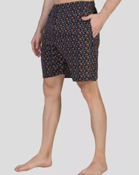 Neha Collection Men's Printed Multicolour Shorts - 30