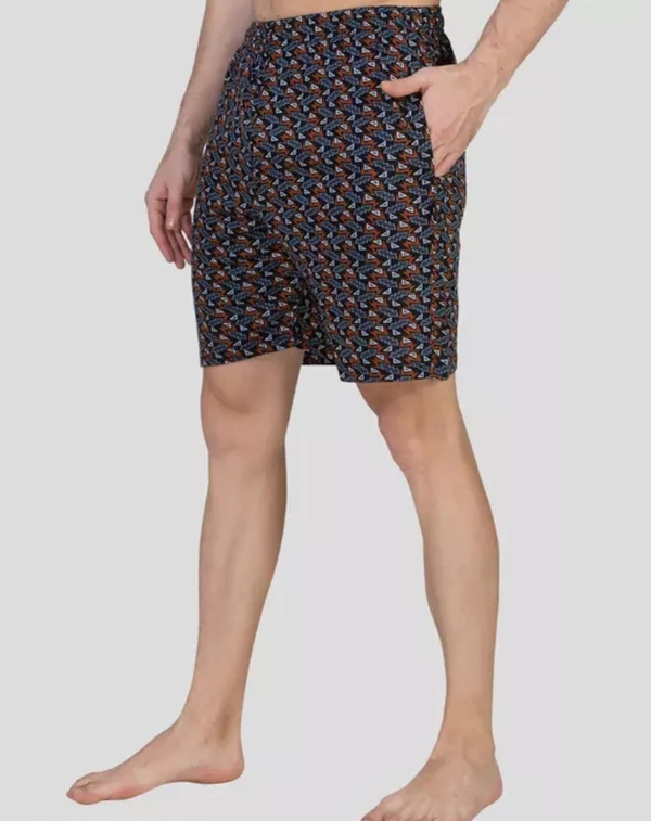 Neha Collection Men's Printed Multicolour Shorts - 30
