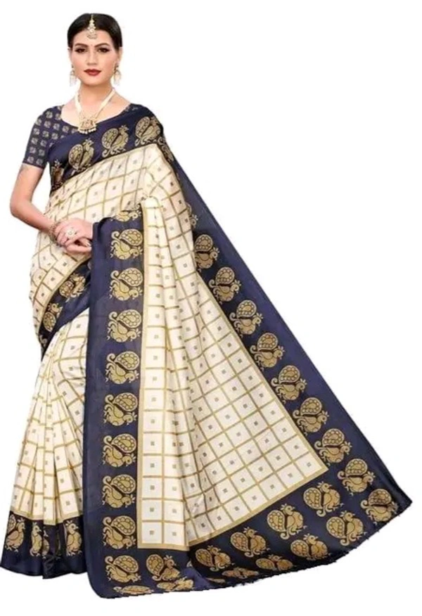 Neha Collection  Fancy Women's Art Silk Printed Sarees