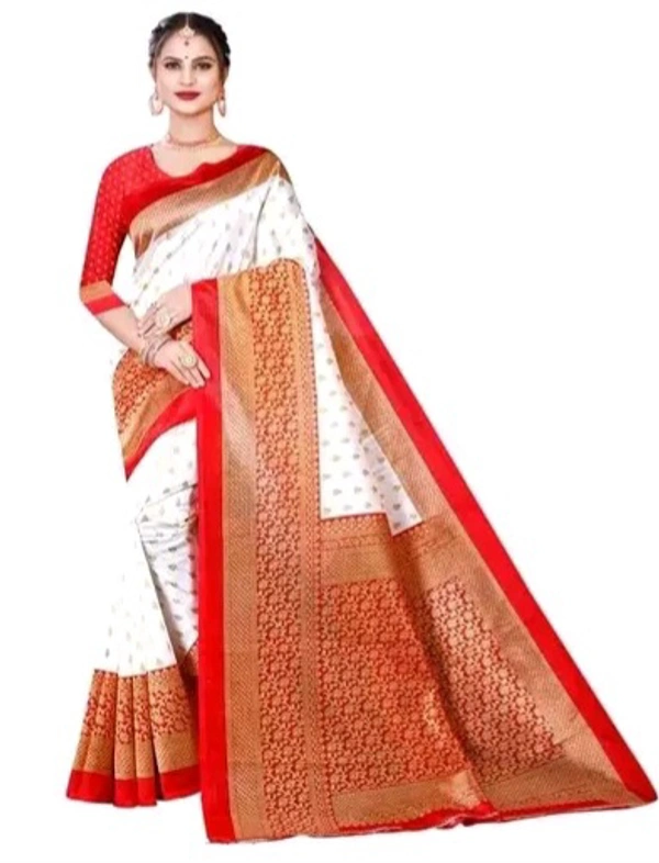 Neha Collection  Fancy Women's Art Silk Printed Sarees