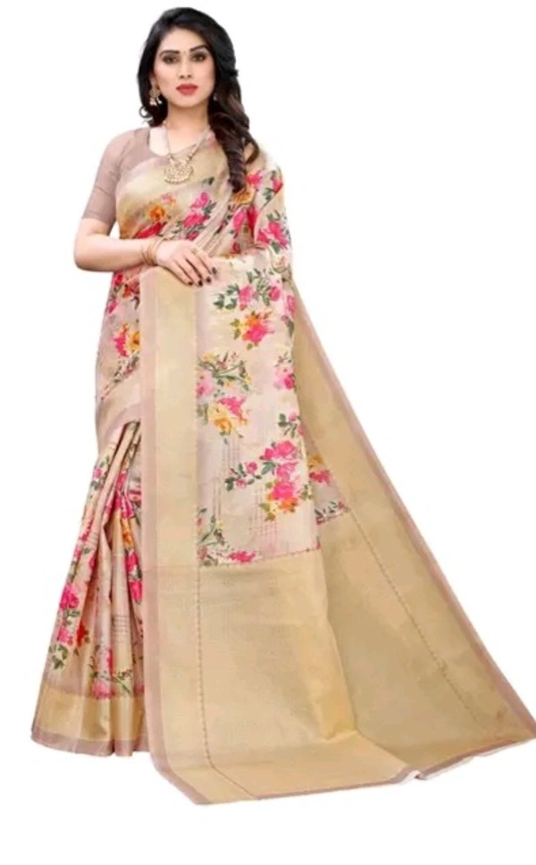 Neha Collection  Fancy Women's Art Silk Printed Sarees