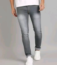 Neha Collection  Men's Premium Denim Jeans - 34, Gray