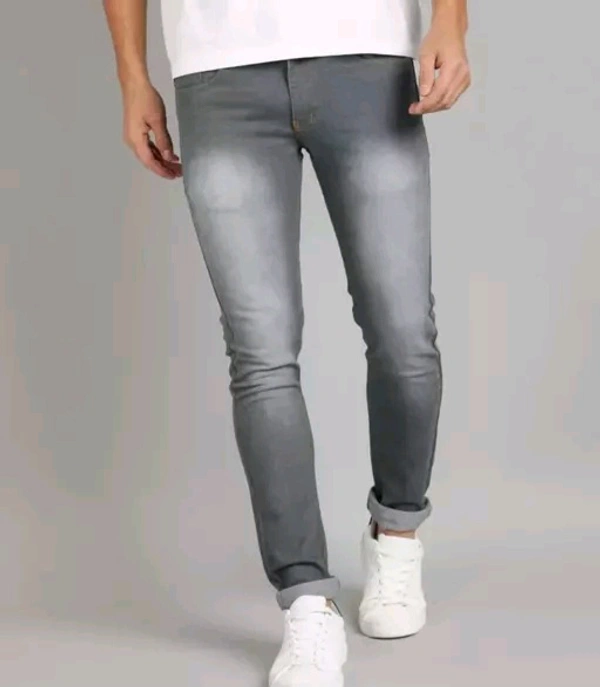 Neha Collection  Men's Premium Denim Jeans - 34, Gray