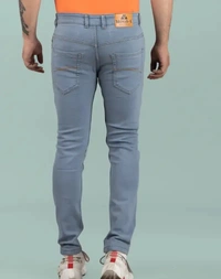 Neha Collection Men's Designer Denim Jeans - Gray, 38