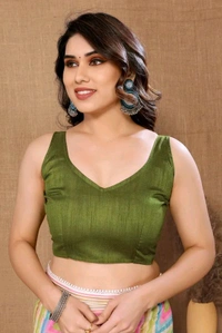 Glamorous Ready To Wear Georgette Saree with Blouse piece - multi colour