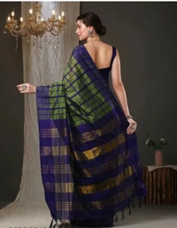 Neha Collection Women Designer Attractive Saree - Green, Free Size