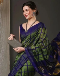 Neha Collection Women Designer Attractive Saree - Green, Free Size