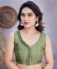 Neha Collection Women Batik Printed Art Silk Saree - Norway, Free Size
