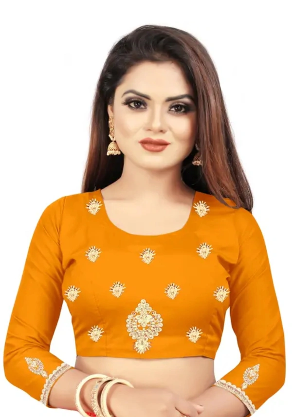 Banarasi Silk Women Banarasi Silk Saree - Web Orange