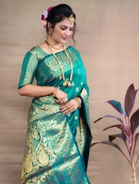 Banarasi Silk Women New Traditional Saree - Paradiso
