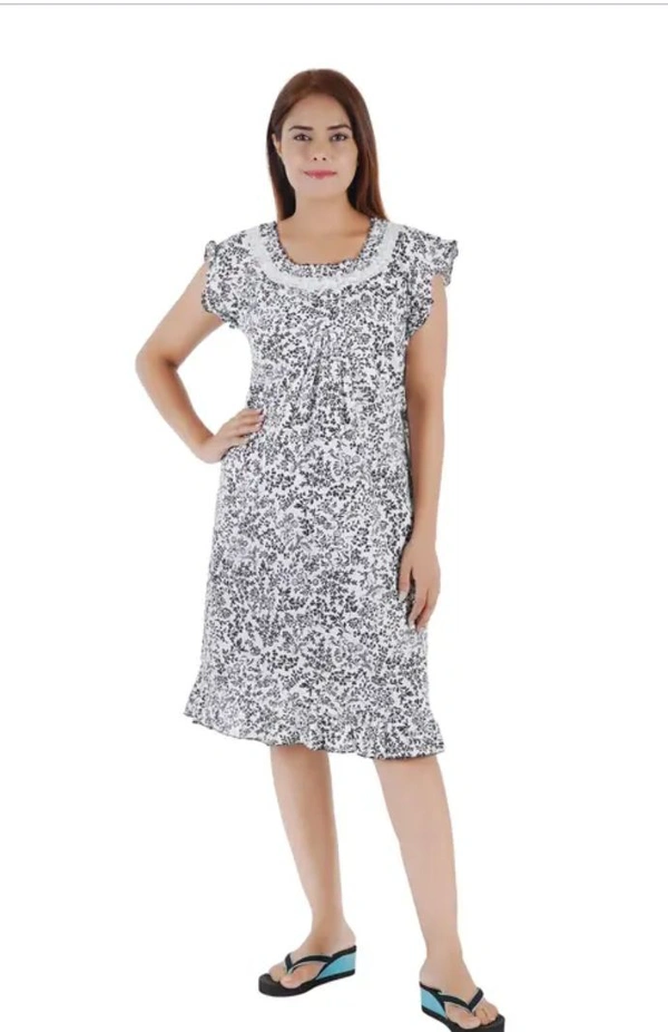 Neha Collection  Short Nightdress Stylish For Women's - Alto, Free Size