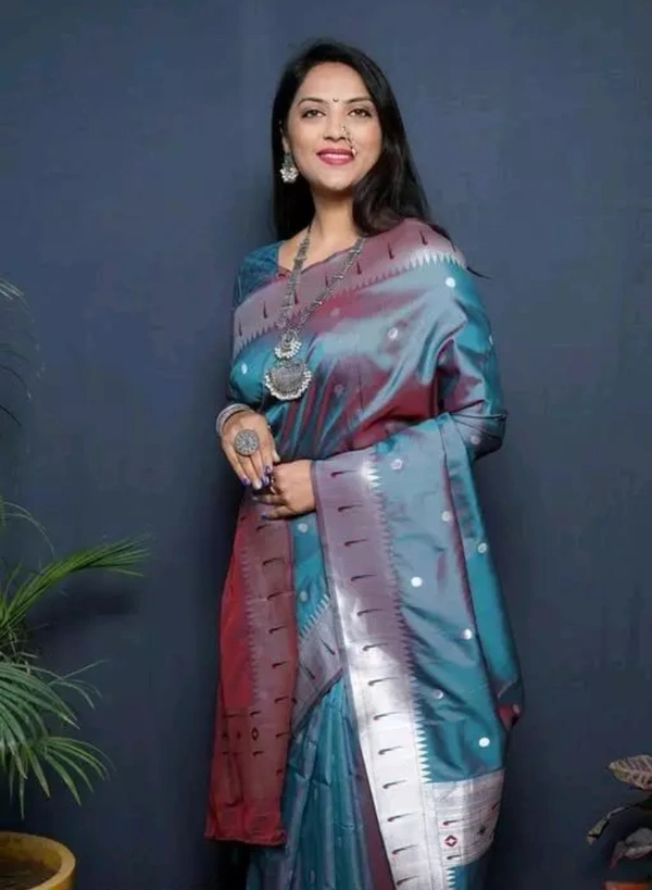 Banarasi Silk Women Banarasi Silk Saree - Ming
